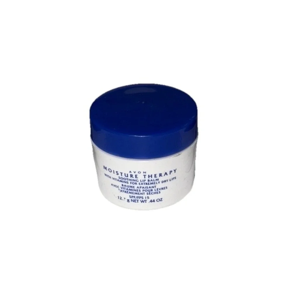 AVON MOISTURE THERAPY Soothing LIP BALM Vitamins Extremely Dry Lips SPF 15 RARE!